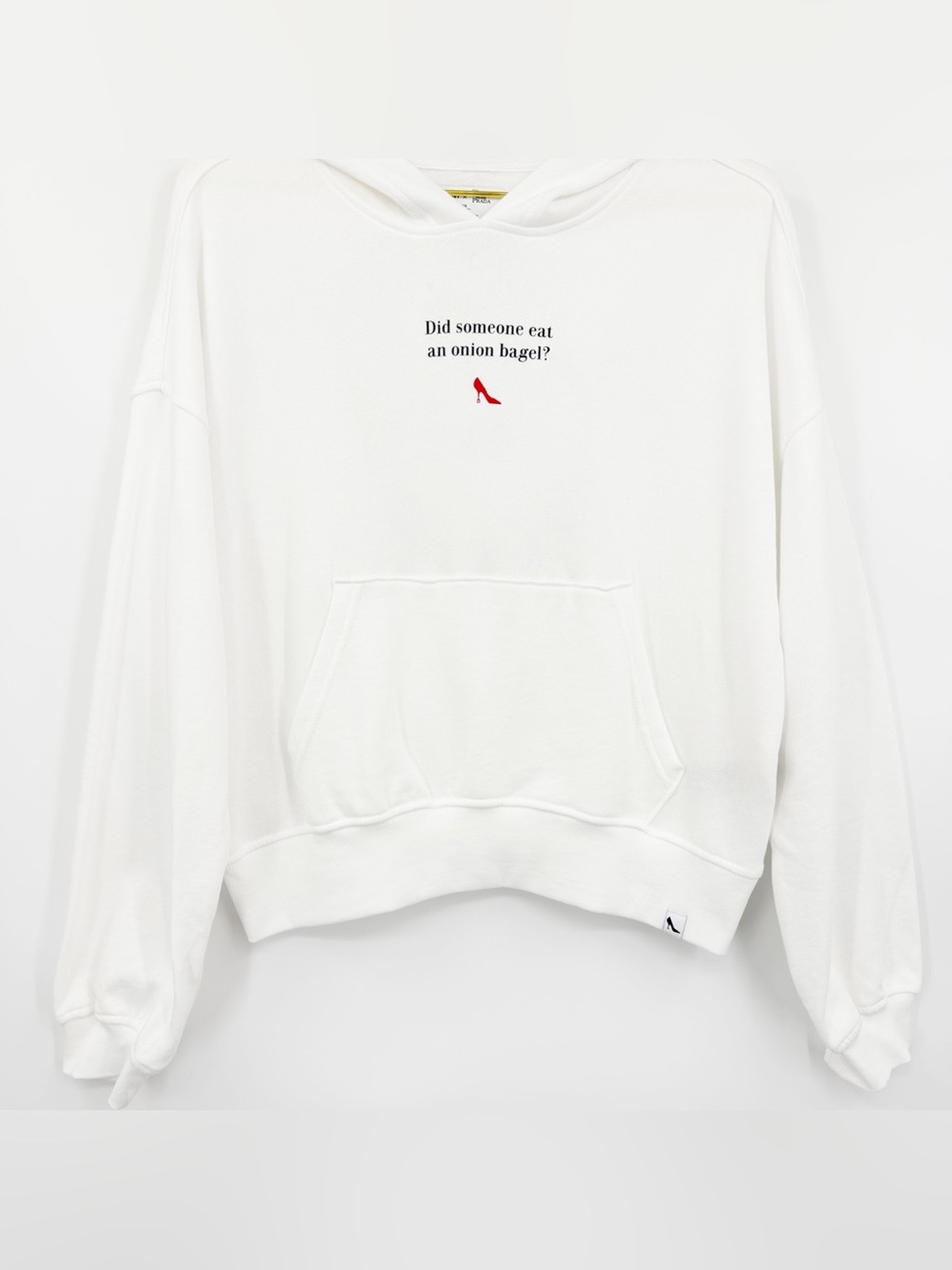 Old Navy x The Devil Wears Prada Hoodie XS “Did Someone Eat an Onion Bagel?” NWT